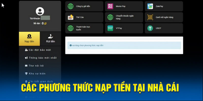 Phương thức giao dịch đa dạng & hấp dẫn